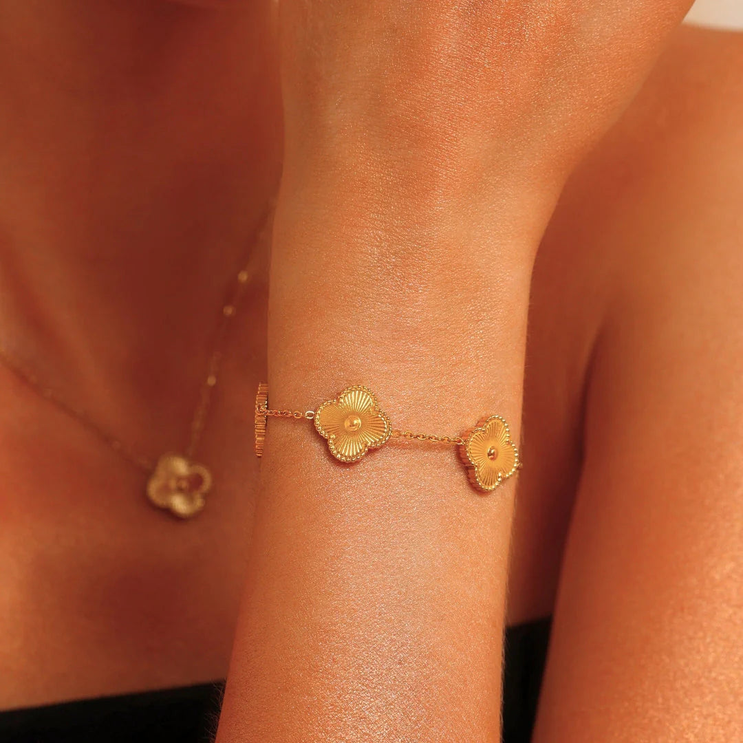 Bracelet Fyrklöver Lucky Gold