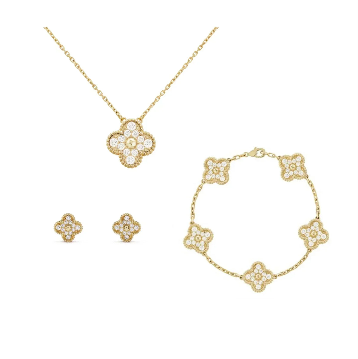 Set di diamanti Clover