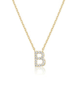 Initial Necklace Gold