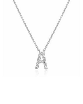 Initial Necklace Gold