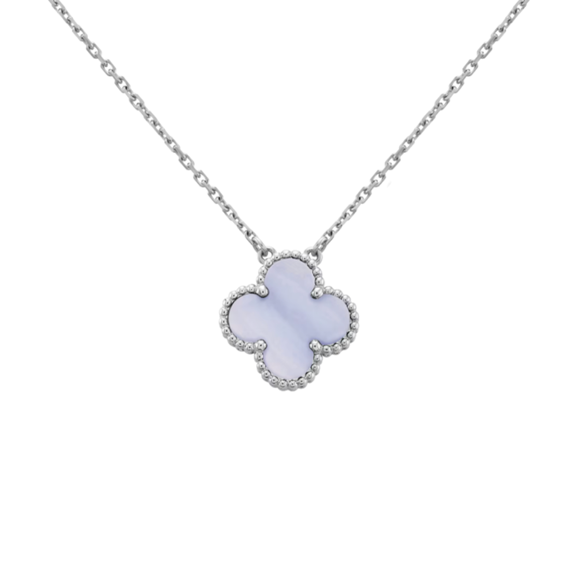 Clara Clover Necklace - silver