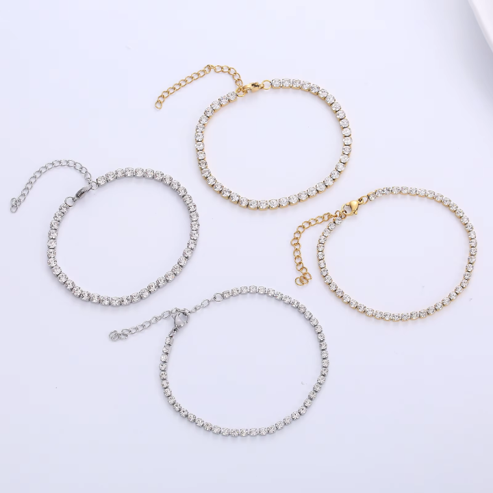 bracciale tennis con diamanti