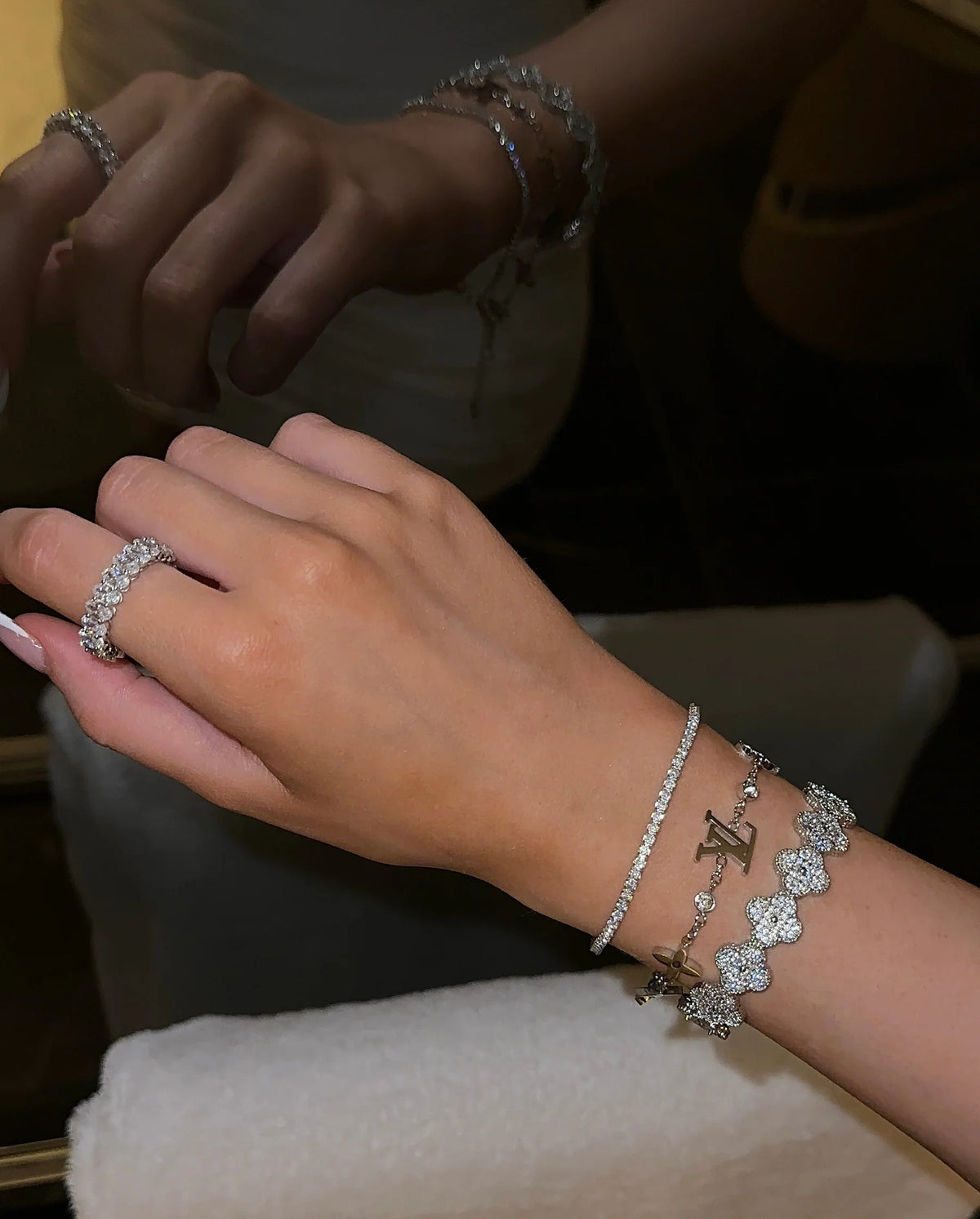 bracciale tennis con diamanti