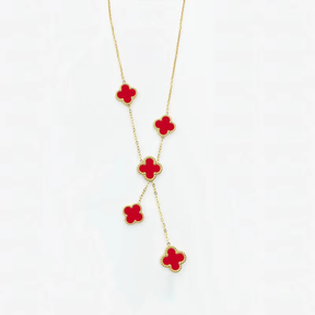 Clover metal necklace