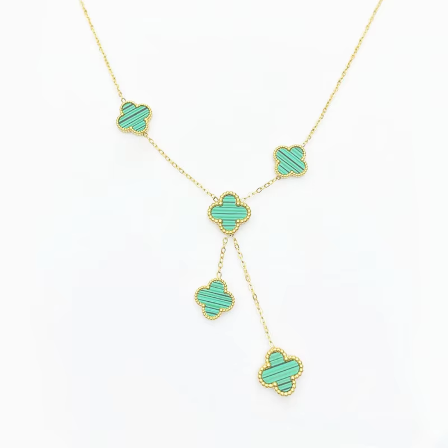 Clover metal necklace