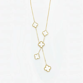 Clover metal necklace