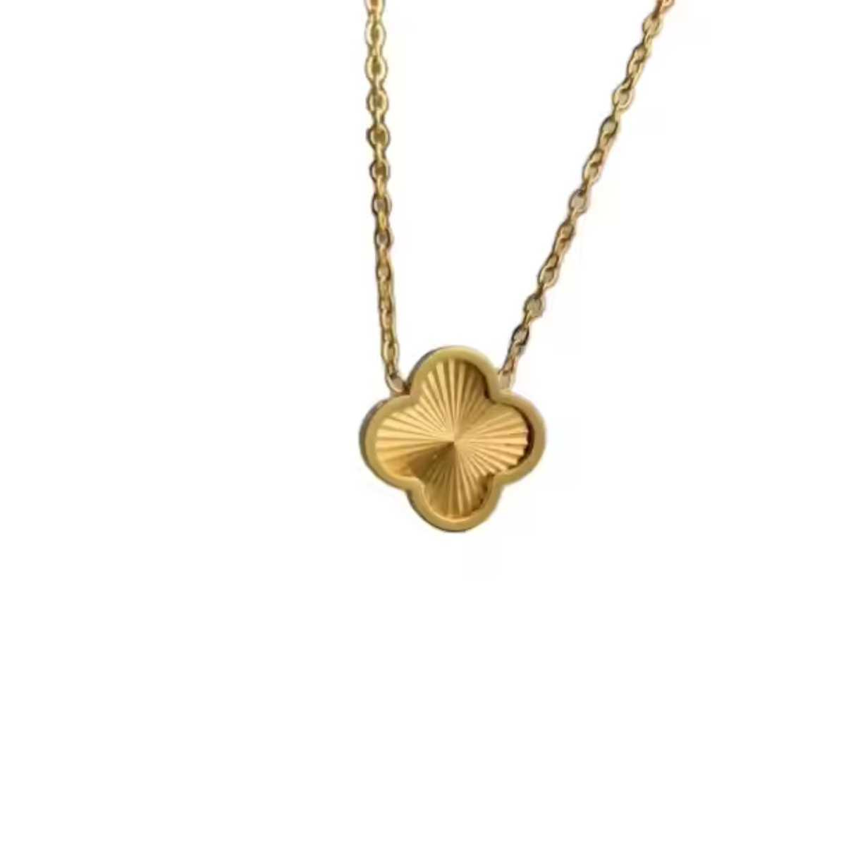 Clover metal necklace