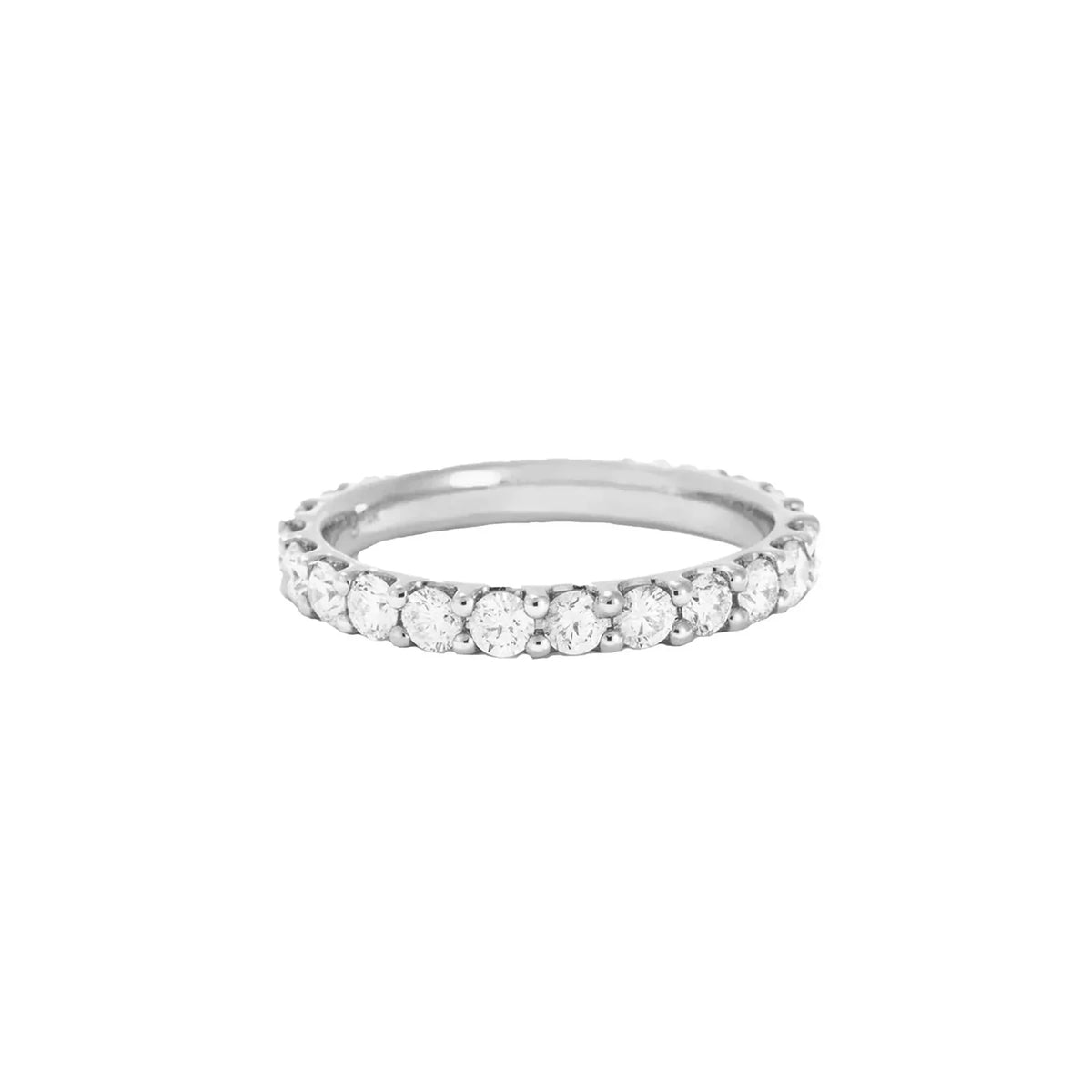 Amber Feline Ring - Diamond / Silver