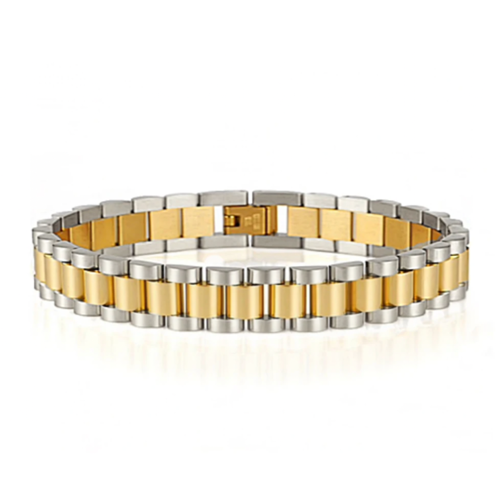 Juliana Double Watch Bracelet - gold / silver