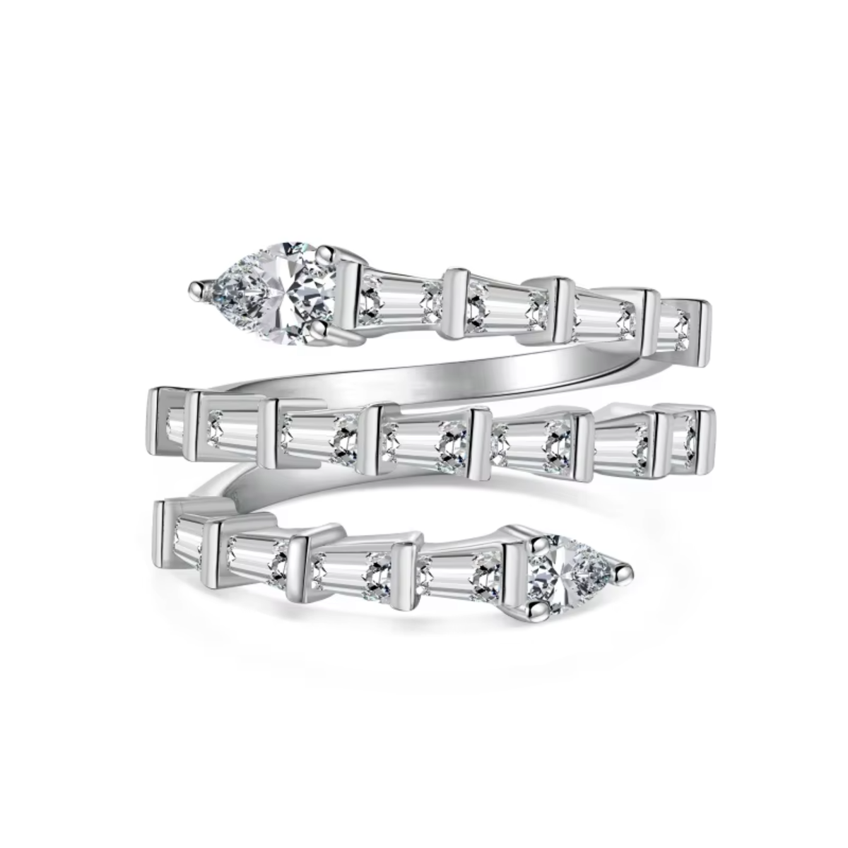 Snake Diamond Ring