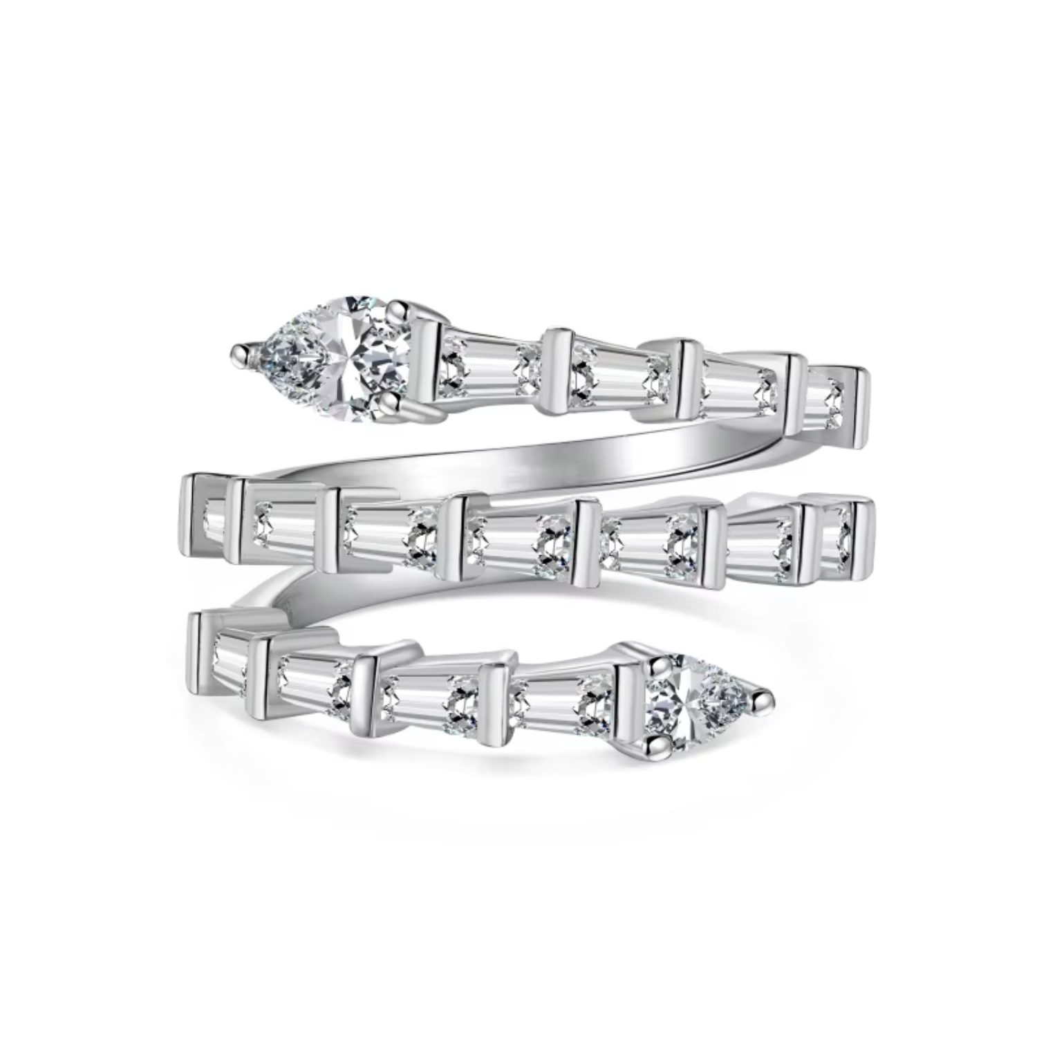 Snake Diamond Ring