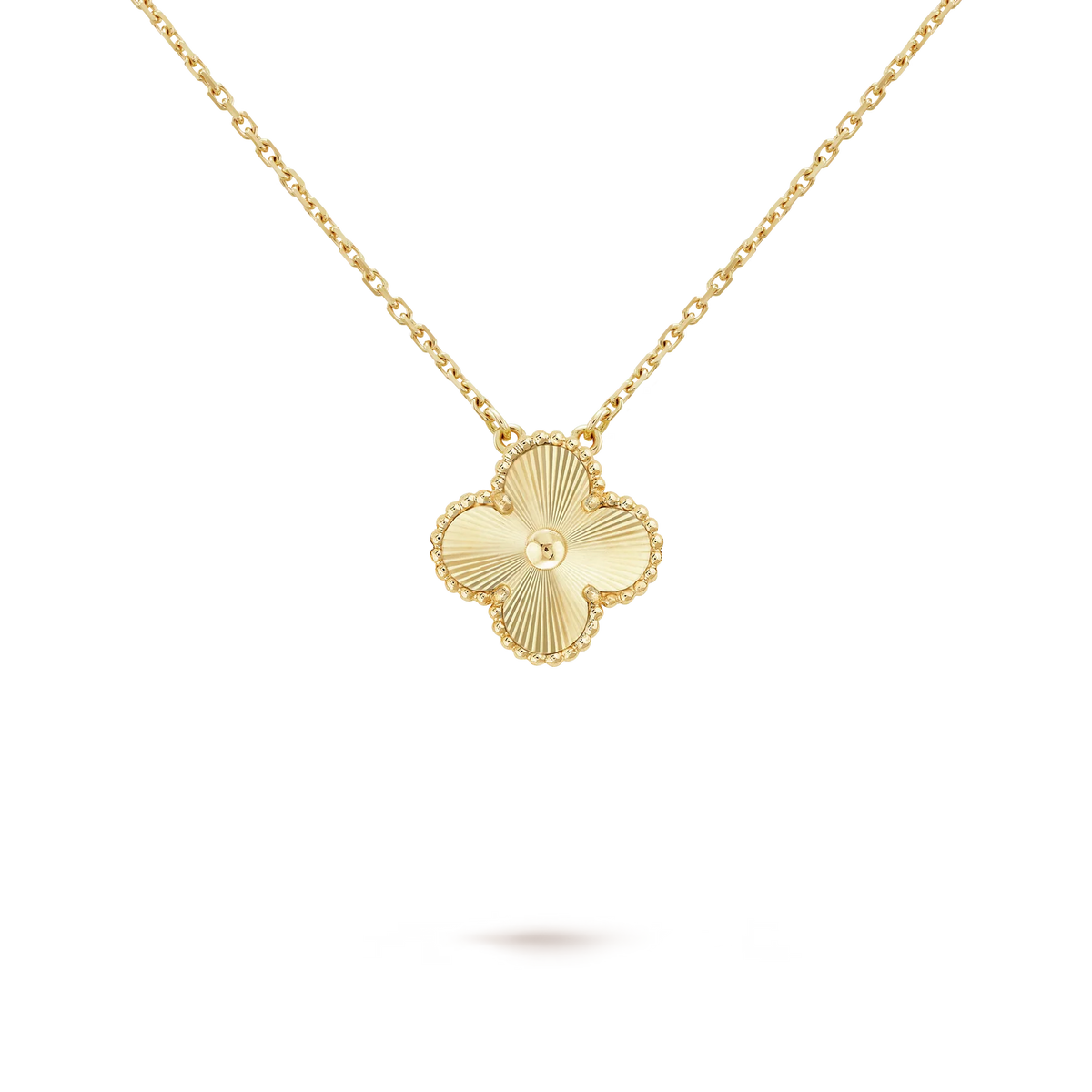Lavish Four-Leaf Clover Necklace – Gold