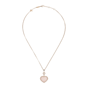 Heart Necklace - pink / Ros¨¦gold